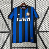 Inter Milan 09/10 Home Football kit - Footyb
